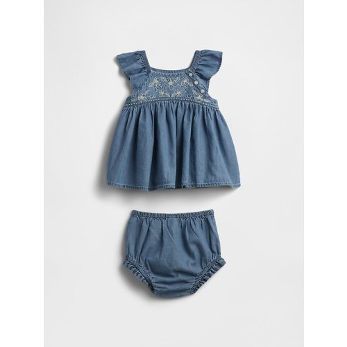 Baby Chambray Two-Piece Outfit Set