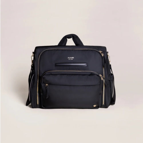 JuJuBe Signature Satchel Washable Diaper Bag - Black