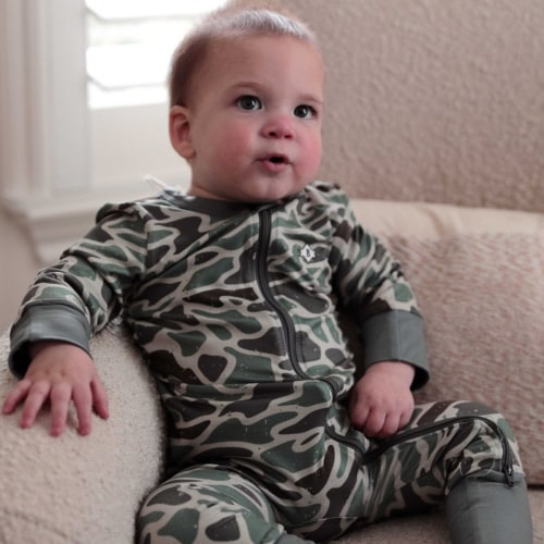 Baby Zip Up - Retro Duck Camo – BURLEBO