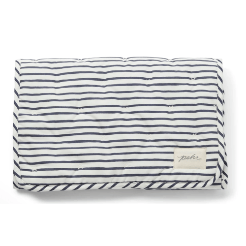 Striped On the Go Portable Changing Pad