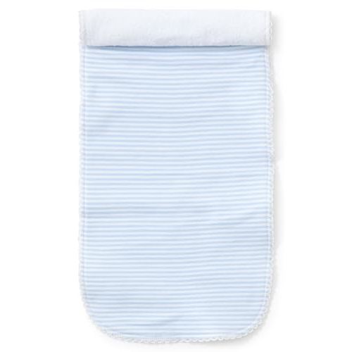 kissy kissy - Simple Stripes Burp - Blue-One Size