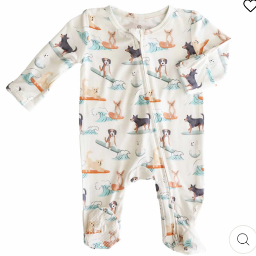 Paddle Pups Zipper Footie | Caden Lane