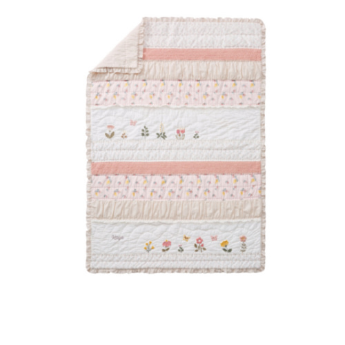 Mischa Blossom Baby Quilt | Pottery Barn Kids