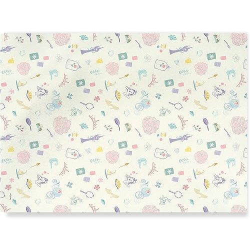 Northwest Disney Princess Washable Rug, 62" x 84", Magical Objects