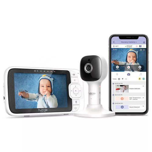 Connected Nursery Pal Cloud 5" Smart HD Baby Monitor with Night Light