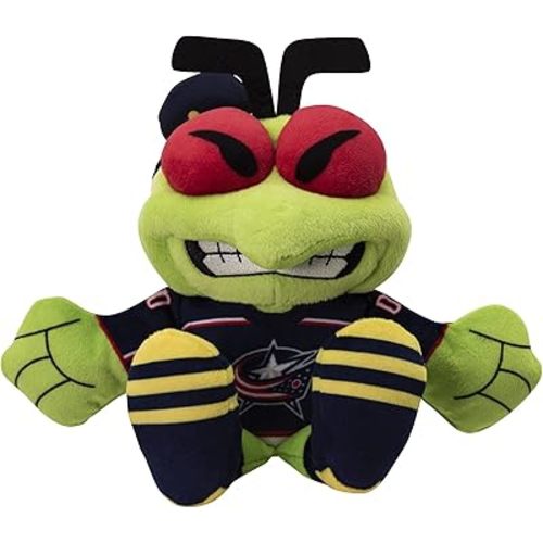 Bleacher Creatures Columbus Blue Jackets Stinger 8" Kuricha Mascot Sitting Plush - Soft Chibi Inspired Mascot