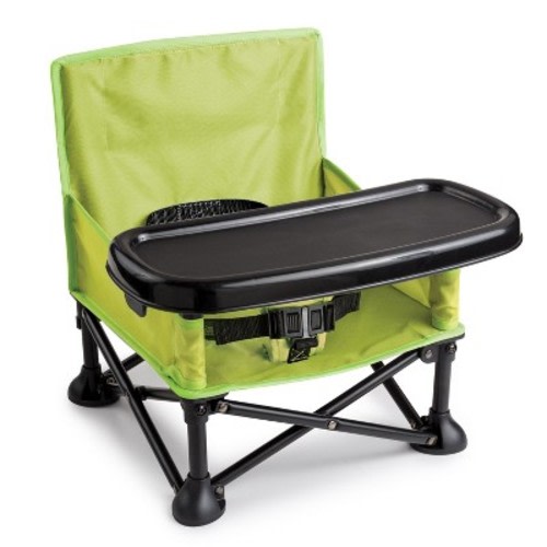Summer Infant Pop 'N Sit Portable Infant Booster Seat, Color: Green