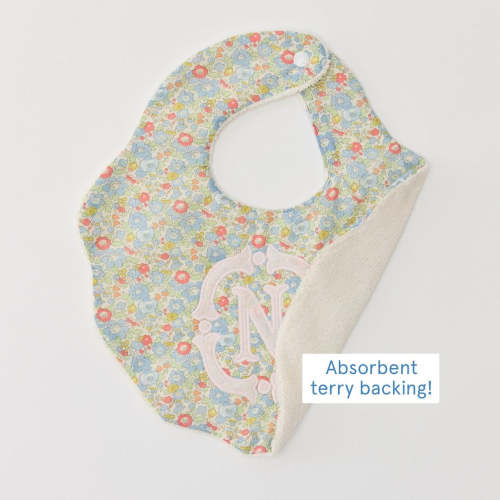 Scallop Bib (Michelle OR Adelajda Blue)