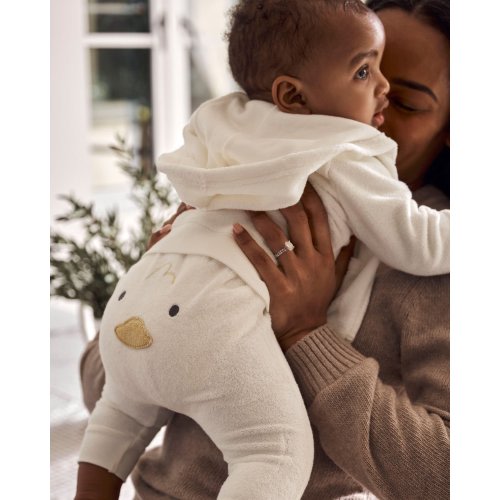 Baby 3-Piece Duck Little Cardigan Set - Ivory | Carter's