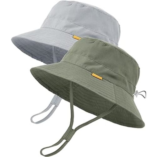 FURTALK Baby Sun Hat Toddler Boys Girls Bucket Hat for Kids 0-5 Years UPF 50+ Sun Protective Child Summer Beach Hats