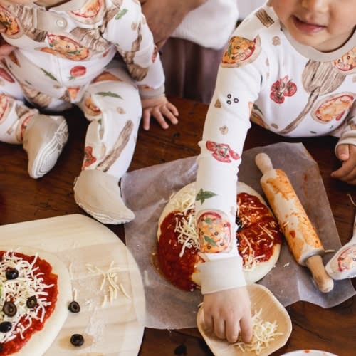 Brick Oven Pizza Organic Cotton Sleep & Play - 3-6 Months