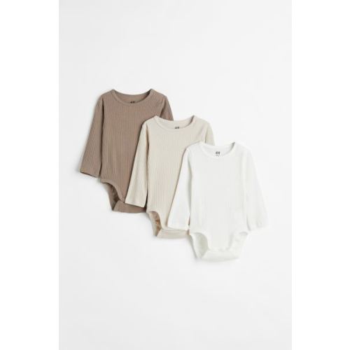 3-pack Ribbed Bodysuits