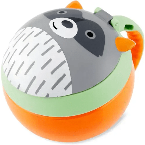Skip Hop Baby Snack Container, Zoo Snack Cup, Raccoon