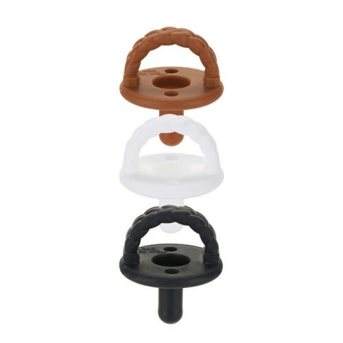 Sweetie Soother™ - Pacifier 3-Pack - Coffee & Cream