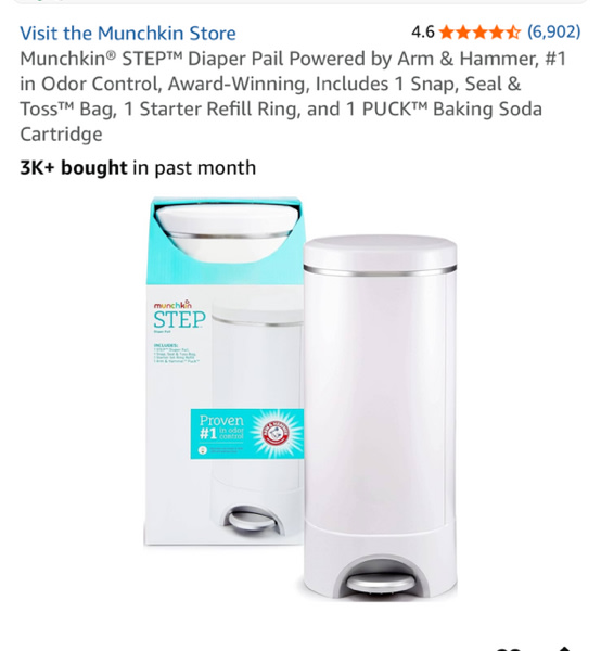 Amazon.com : arm and hammer diaper pail