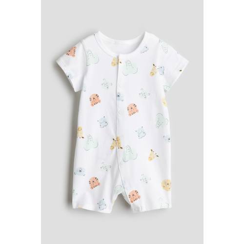 PATTERNED PAJAMA JUMPSUIT