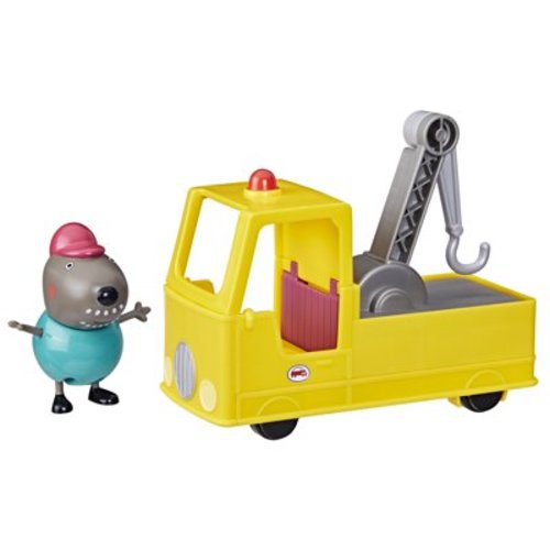 Peppa Pig Toys Granddad Dog's Tow Truck Set with Figure, Preschool Toys for Ages 3+