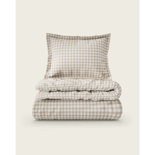 Gingham Twin Duvet Cover Set