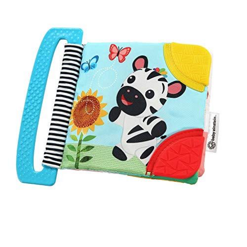 Baby Einstein Curious Explorers Teether Book Take-Along Toy, Ages Newborn +, Multicolored