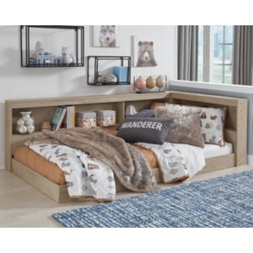 Oliah Twin Bookcase Storage Bed
