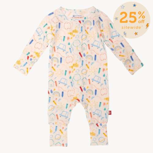 doodle pop modal magnetic convertible grow with me coverall – Magnetic Me