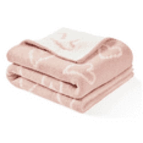CREVENT 30''X40'' Chenille Warm Baby Blanket for Boys Infants Toddlers' Bedding Crib Cot Stroller, Baby Shower Birthday Newborn's Gift, Unisex,Pink Heart