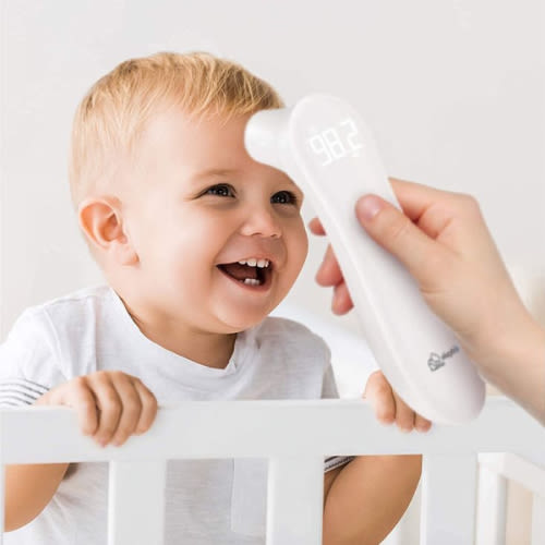Frida Baby Thermometer, 3-in-1 Infrared Thermometer for Ear, Forehead & Touchless, Fever Thermometer for Baby, Infants, Toddlers, Kids & Adults
