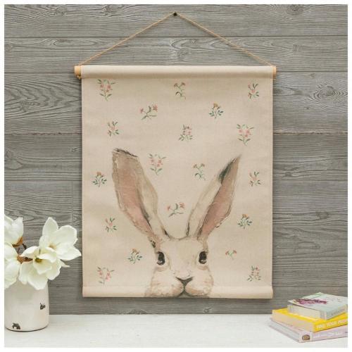 Bunny & Florals Tapestry Wall Decor