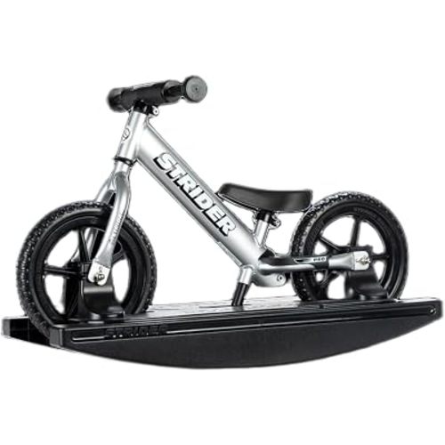 Strider Pro 2-in-1 Rocking Bike - Helps Teach Baby How to Ride a Balance Bicycle - for Kids 6 Months to 5 Years-Easy Assembly, Tool-Free Adjustments