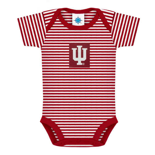 Indiana Hoosiers Striped Bodysuit | College Baby