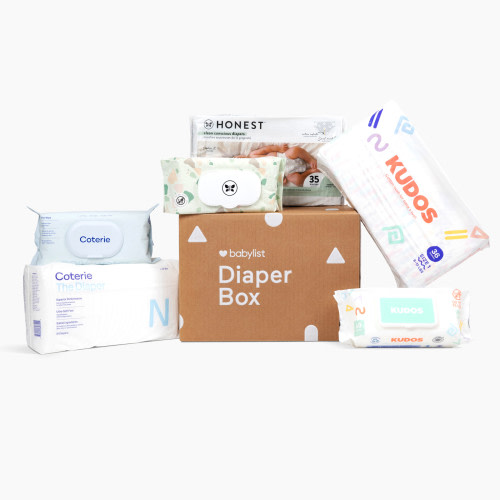 Babylist Diaper Box - 104 Diapers & 176 Wipes