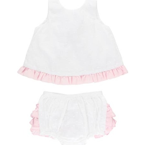 Swiss Dot Swing Top & Bloomers, 3-6M