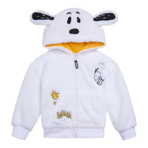 PEANUTS Cozy Sherpa Cosplay Hoodie Newborn to Big Kid Sizes (0-3 Months - 18-20)
