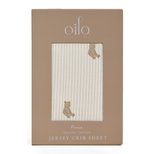 Print Organic Cotton Crib Sheet
