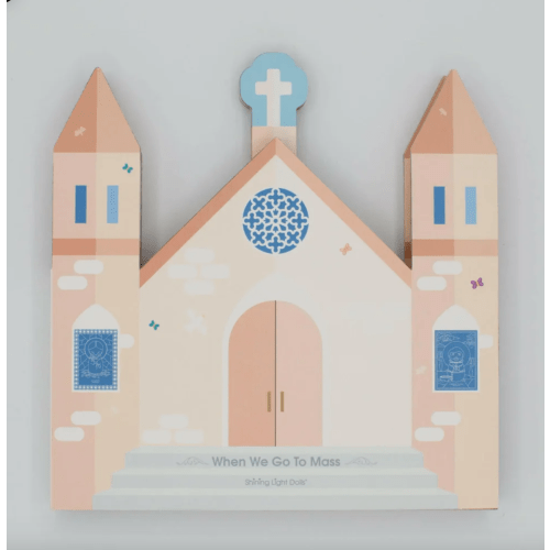 When We Go to Mass - shaped board book