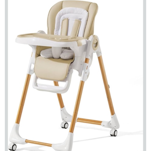 Mallify Convertible High Chairs for Babies and Toddlers, Height Adjustable Baby High Chair, High Chair with Removable Tray, Adjustable Backrest, Portable Baby Dinning Chair with Lockable Wheels