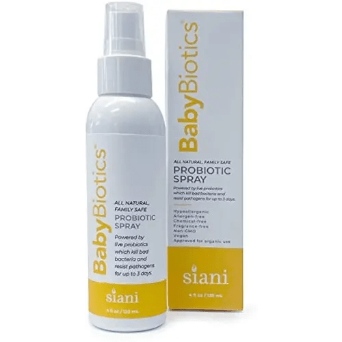 BabyBiotics - Topical Probiotic Body Care for Children of All Ages 4oz -Hypoallergenic, Vegan, Non GMO, GF, 100% Natural Live Probiotic, External + Internal Use, Totally Safe, No Refrigeration