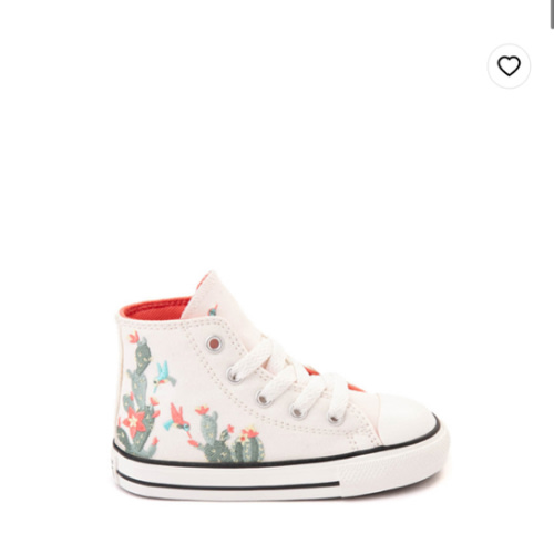 Converse Chuck Taylor All Star Hi Succulents Sneaker - Baby / Toddler - Vintage White | Journeys