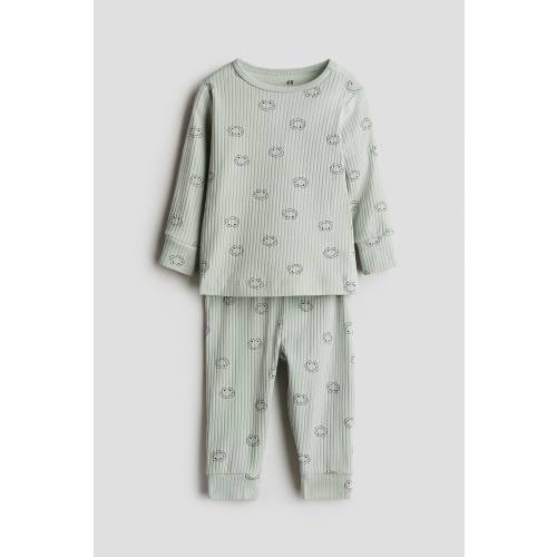 RIBBED COTTON SET
