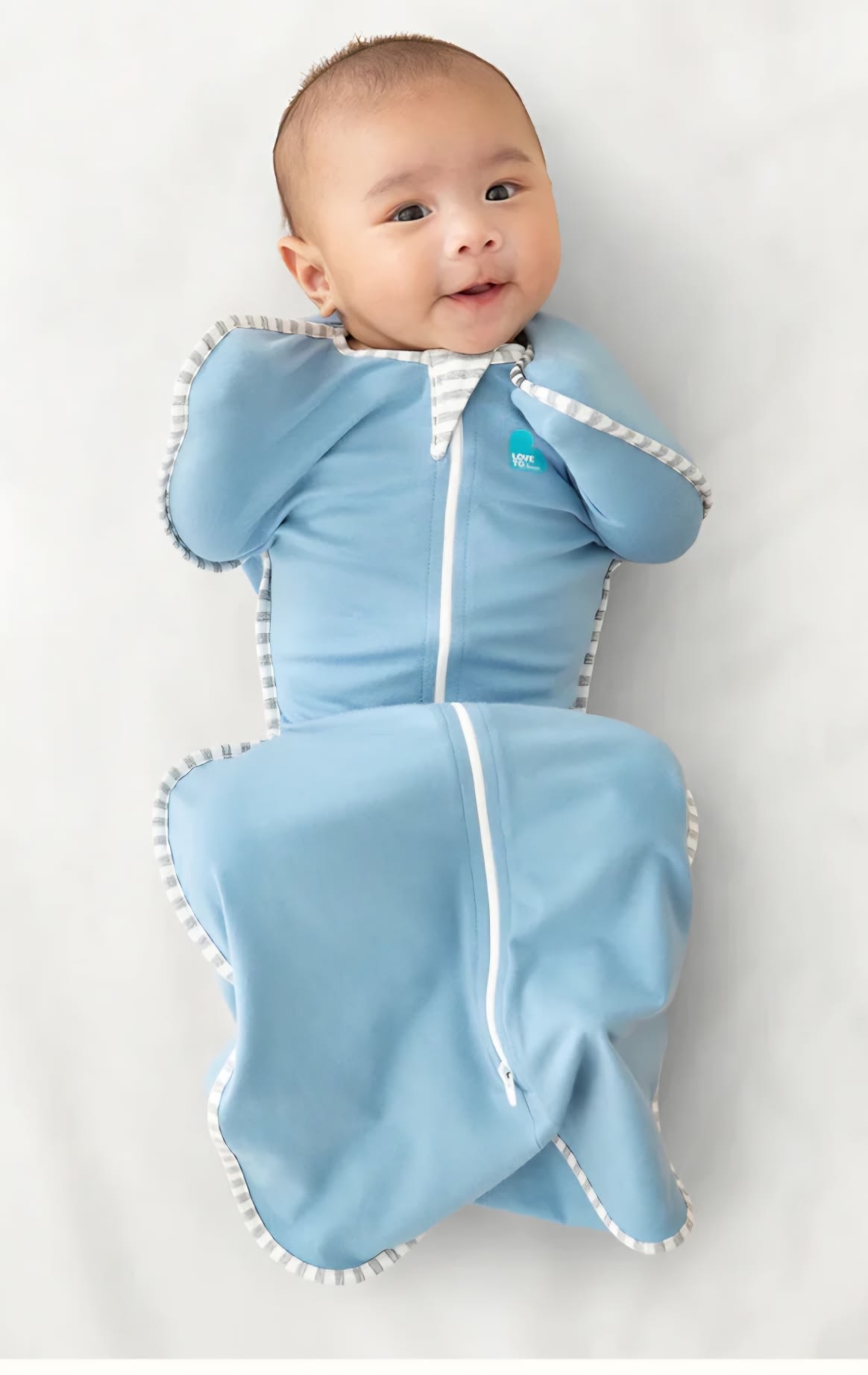 Love to Dream Swaddle Up™ Original Cotton 1.0 TOG - Dusty Blue