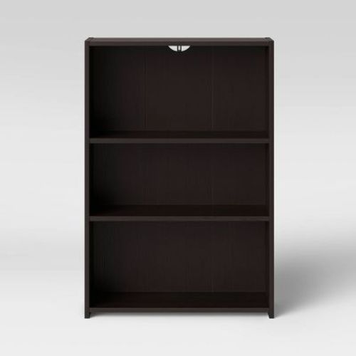 3 Shelf Bookcase - Room Essentials™, Color: Espresso Brown
