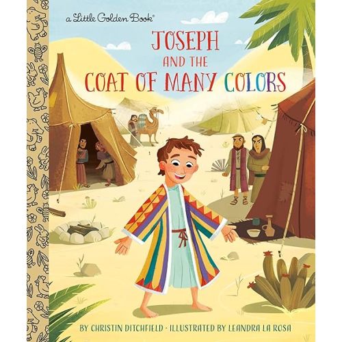 Joseph and the Coat of Many Colors (Little Golden Book) Hardcover – Picture Book, January 12, 2021
