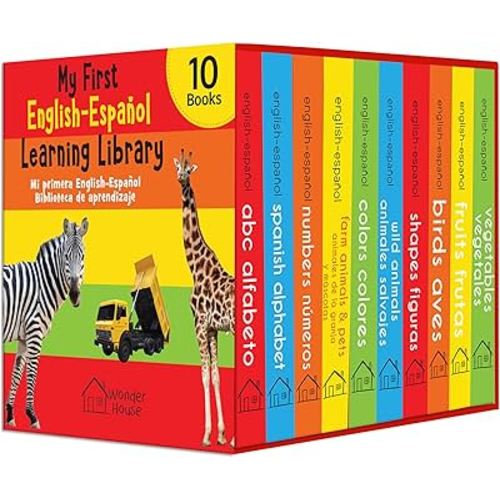 My First English - Español Learning Library (Mi Primera English - Español Learning Library): Boxset of 10 English - Spanish Board Books (Spanish Edition)