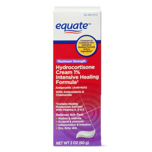 Equate Hydrocortisone Intense Healing Cream, 2 oz