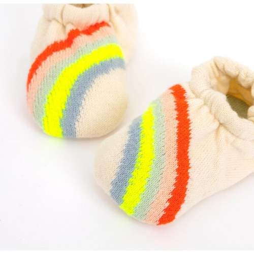Rainbow Baby Booties - Meri Meri | Maisonette