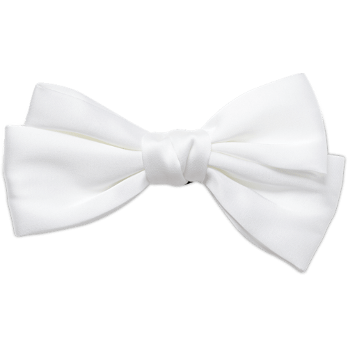 Oversized Regal White Bow for Crocs