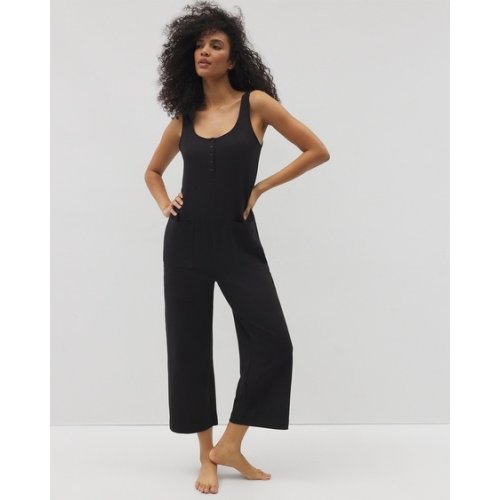 Most Loved Cotton Henley Jumpsuit - Soma