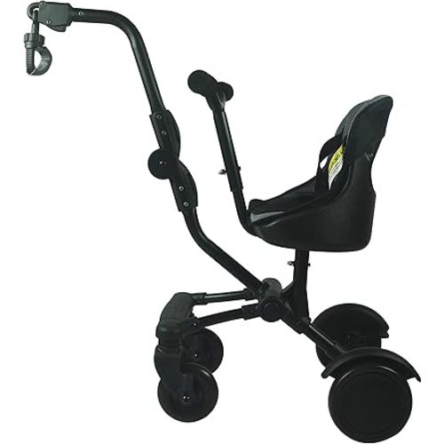 Englacha Uptown Rider – Child Rides Alongside Stroller Attachment with Comfy Padded Saddle Seat – Universal Fit for Most Strollers – Quick and Easy to Use – Designed for Safety