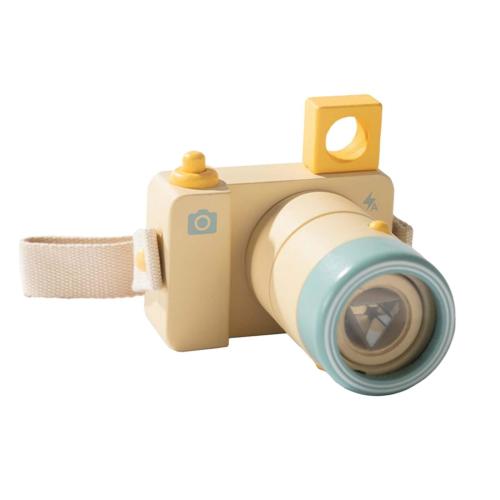 Monstessori Camera Game DIY Camera Pretend Play Toy Wooden Wood Camera Toy