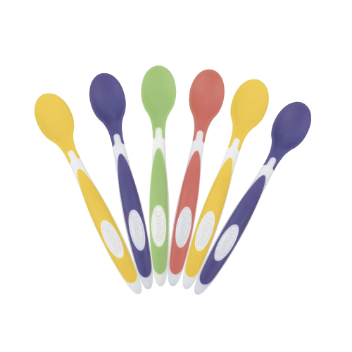 Dr. Brown's Soft-Tip Toddler Spoons with Long Handle for Baby-Led Weaning